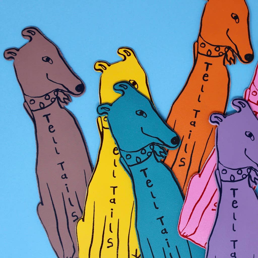 Dog Tails Bookmark - Yellow