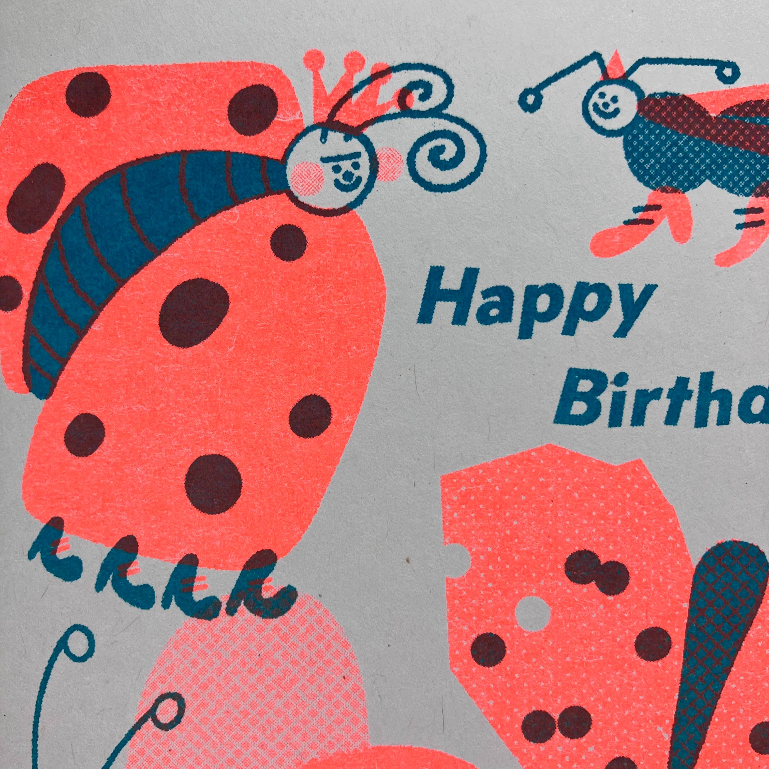 Birthday Bugs Card