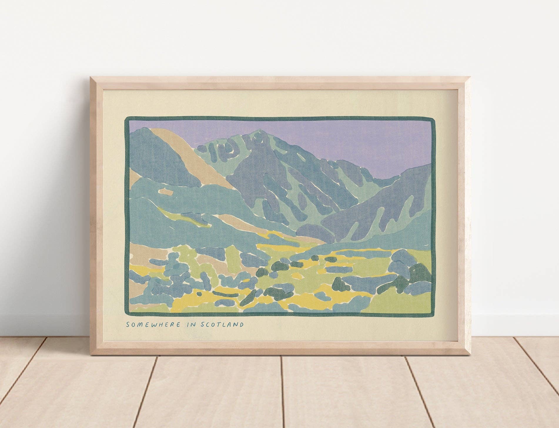 Somewhere in Scotland Art Print - A4