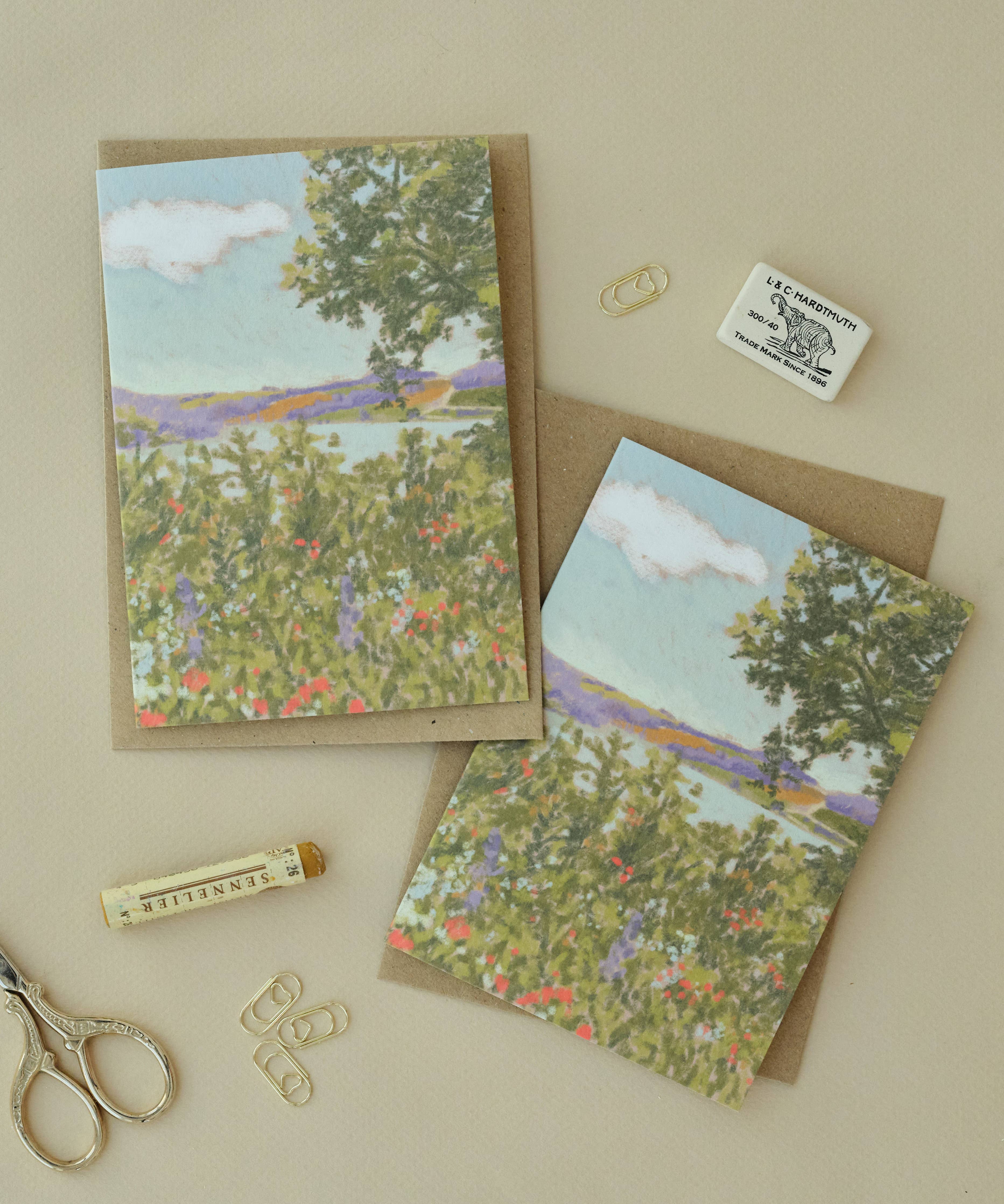 Monpardiac Landscape Blank Card