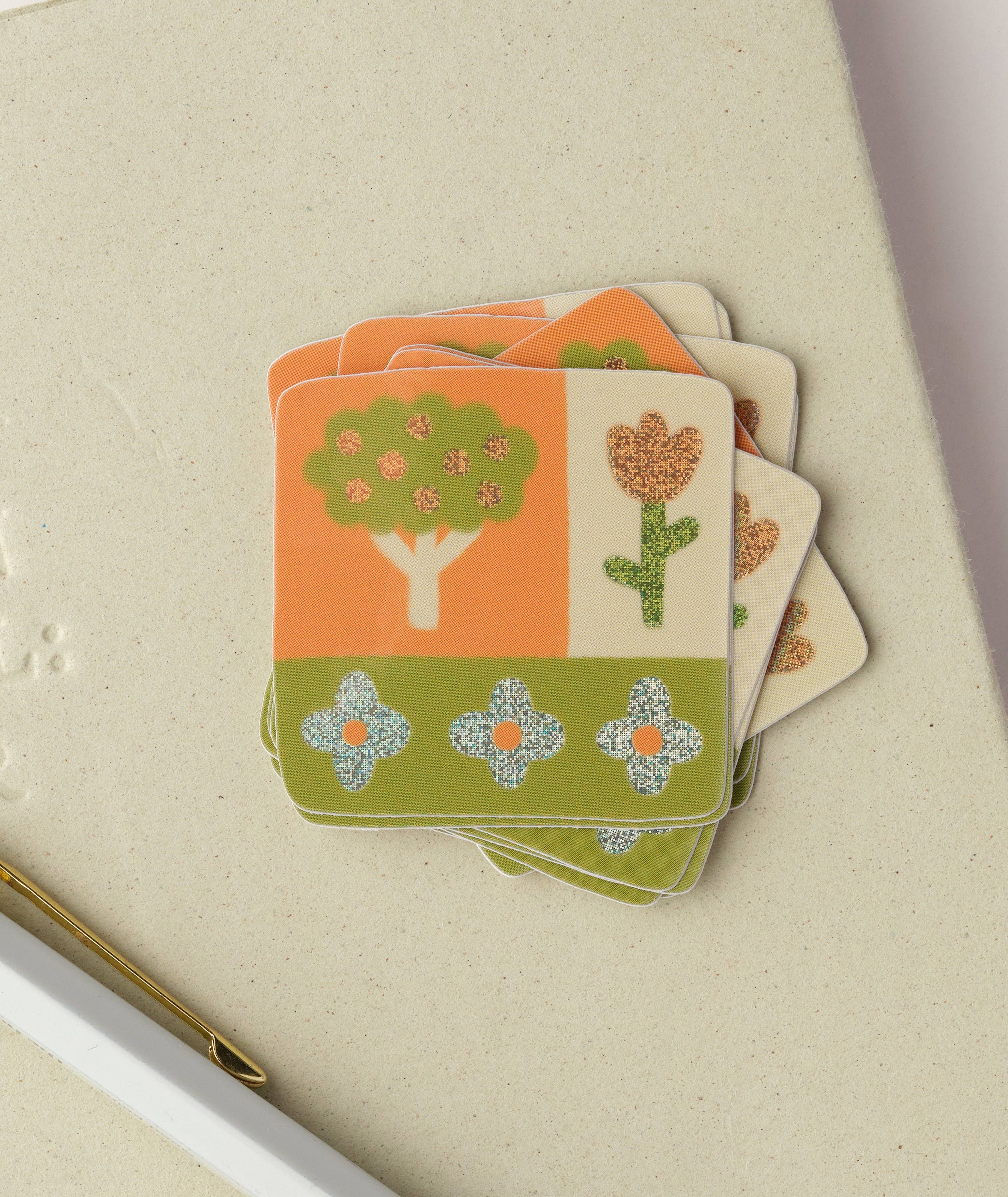 Garden Patch Holographic Sticker