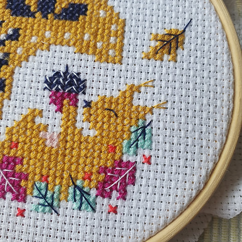 Squirrel Cross Stitch Kit