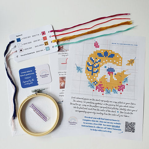 Squirrel Cross Stitch Kit