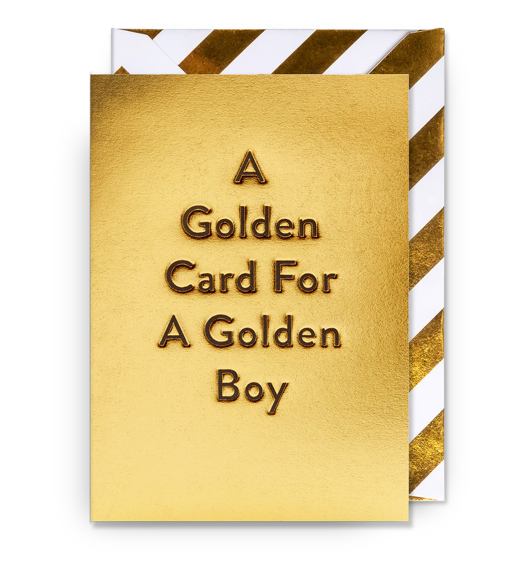 Golden Card for a Golden Boy Card