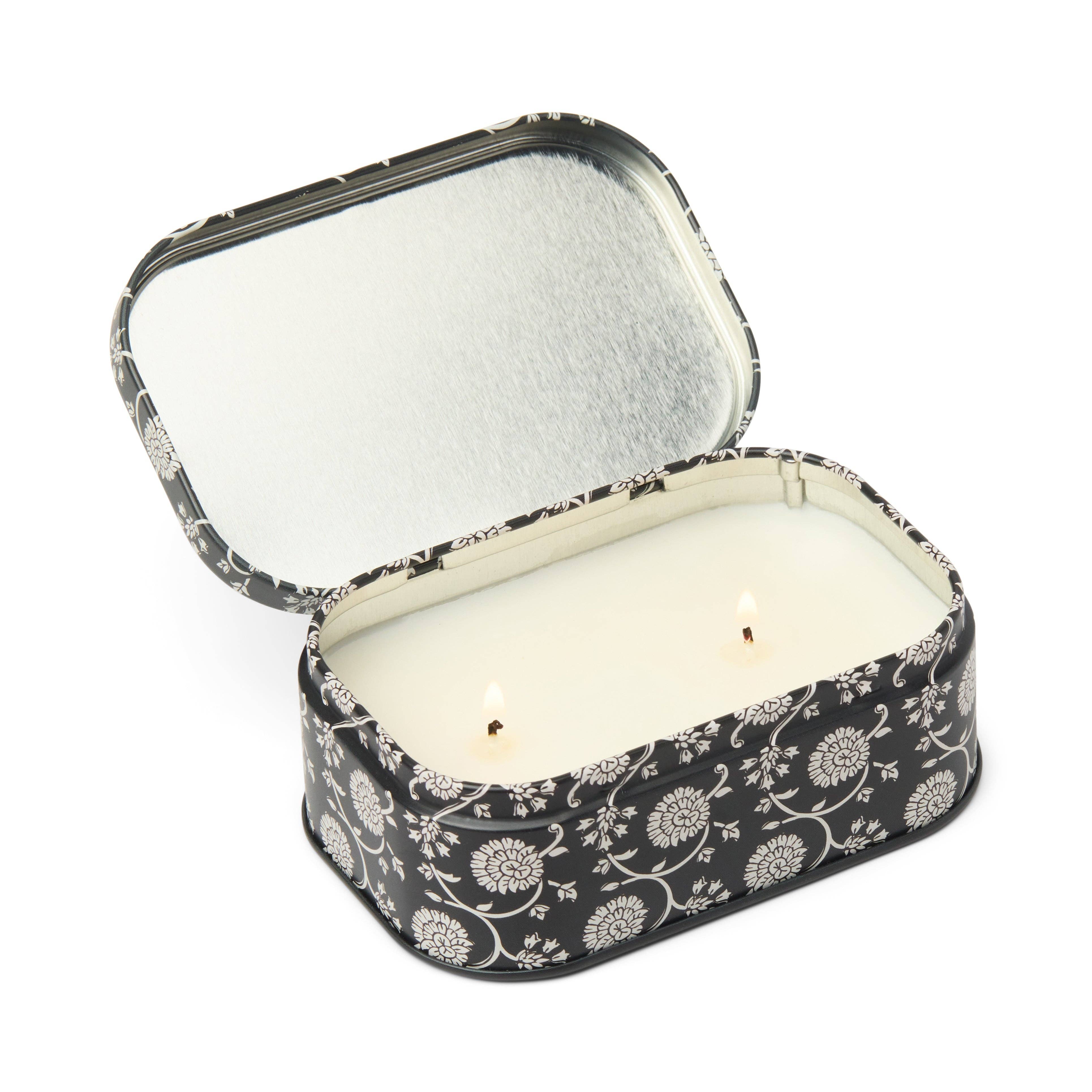 Printed Tin Candle - Black Fig & Olive