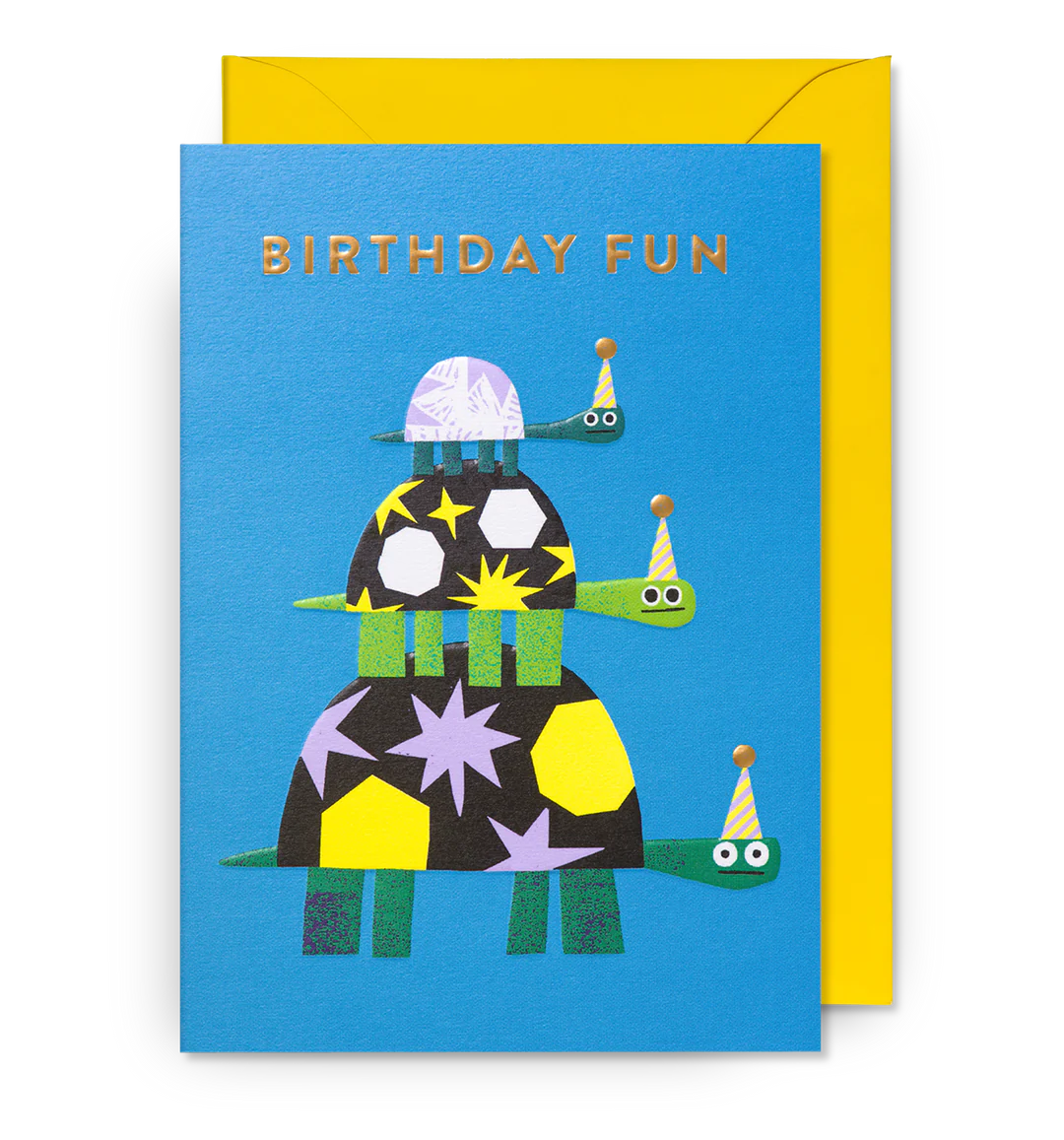 Party Turtles Fun Birthday Card