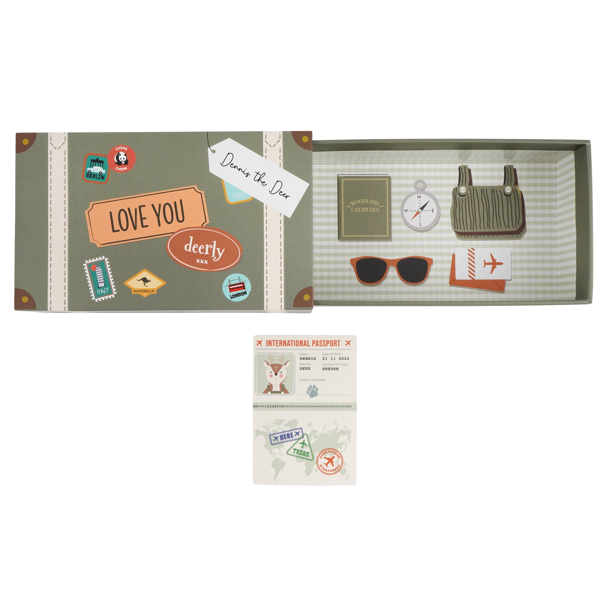 Wild Wanderers 'Dennis The Deer' Matchbox Toy