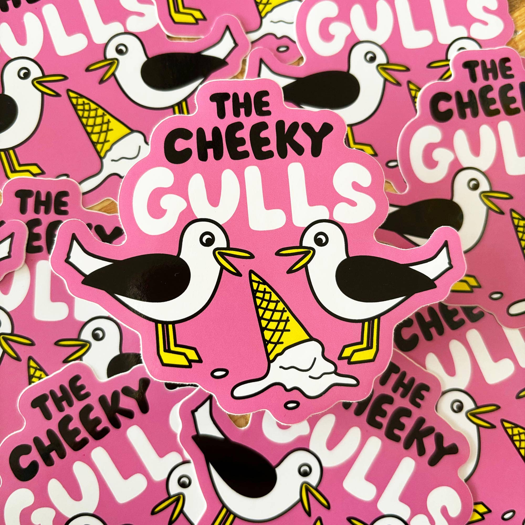 The Cheeky Gulls Vinyl Sticker