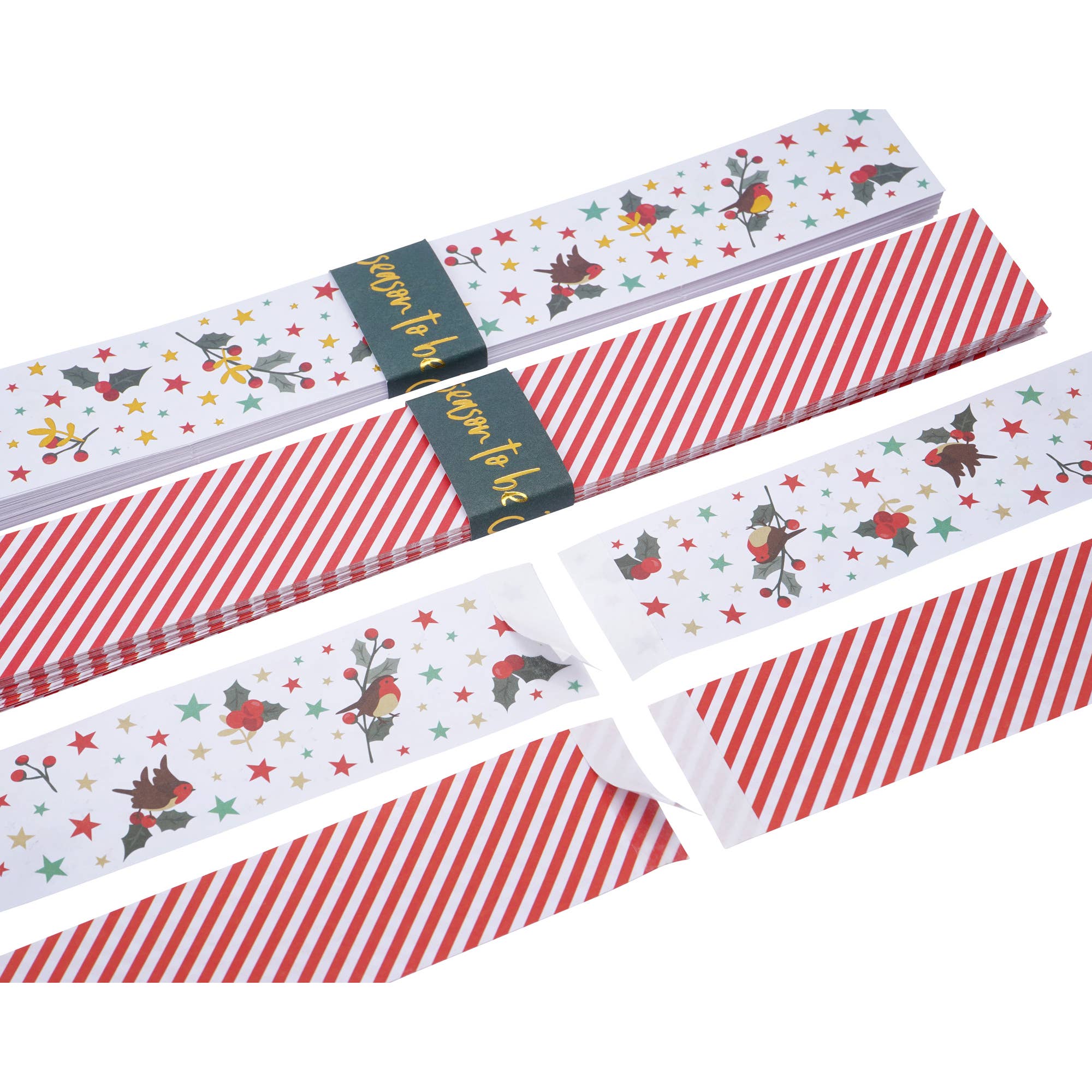 Christmas Deck The Halls Pack of 100 Paper Chains