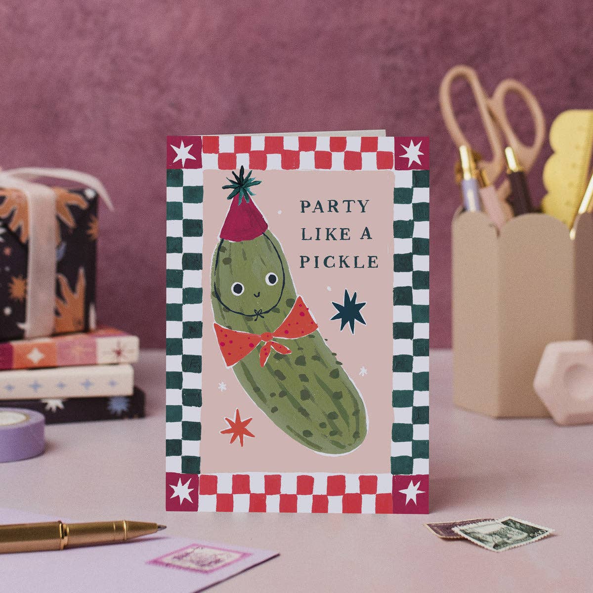 Party Like A Pickle Birthday Card