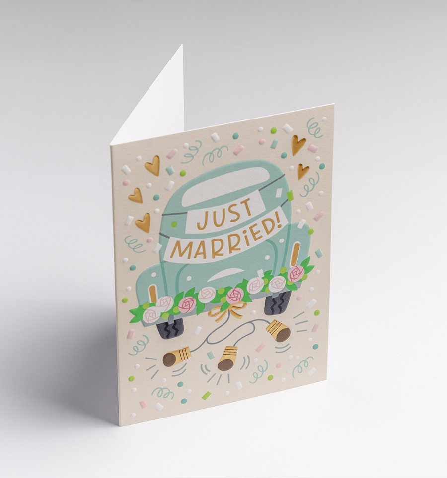 Just Married! Wedding Card