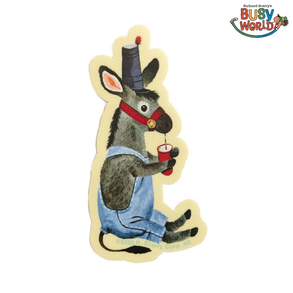 Richard Scarry Donkey Sticker