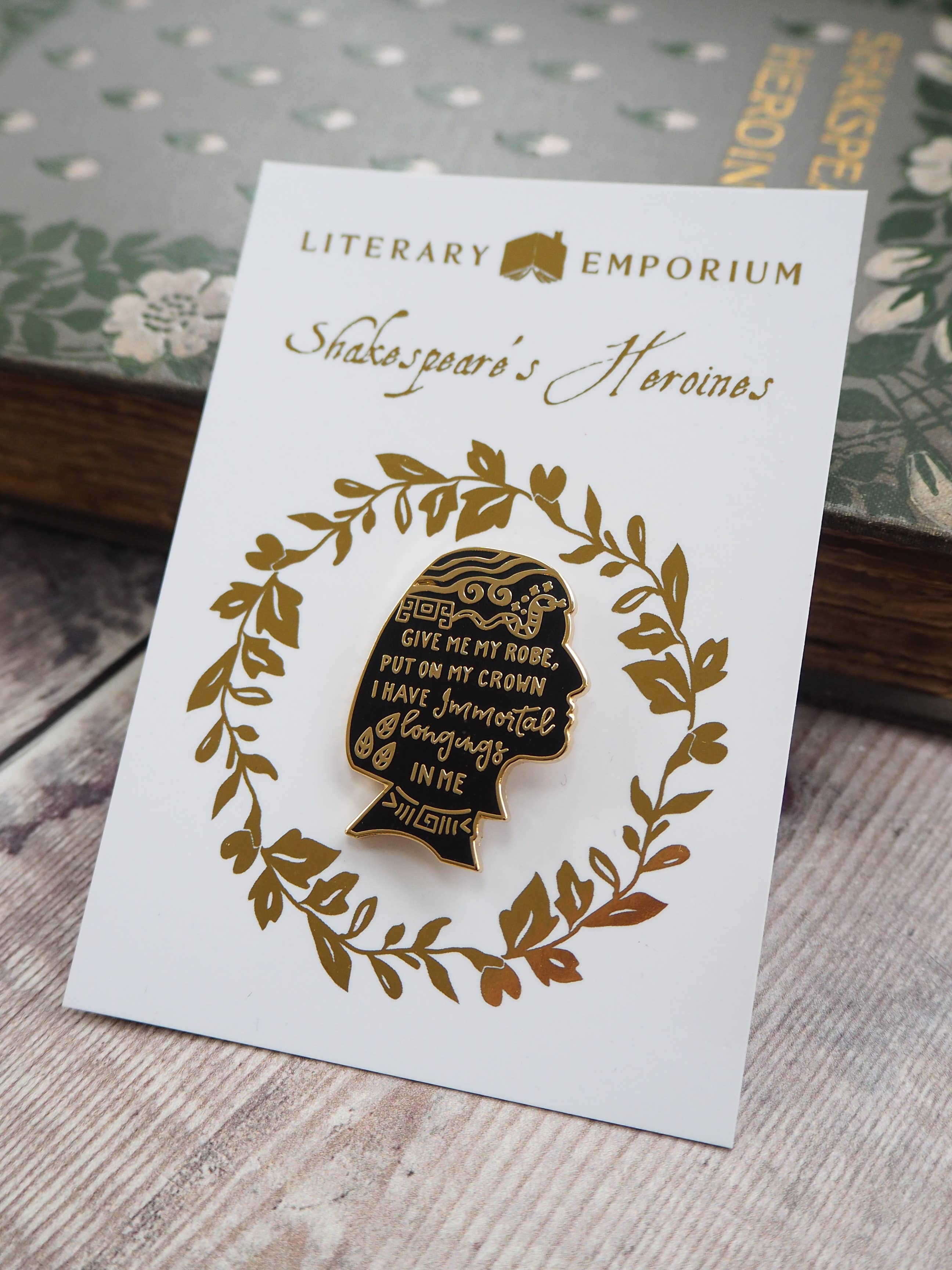 Cleopatra Enamel Pin Badge