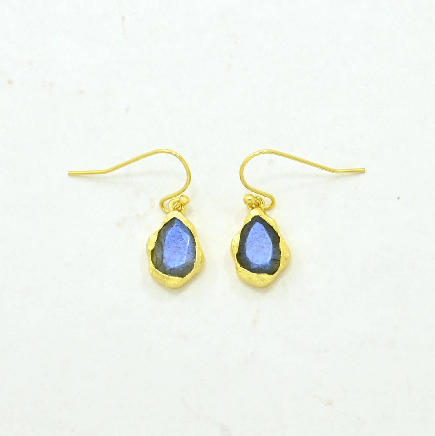 Kailany Earring Gold Plated - Labradorite