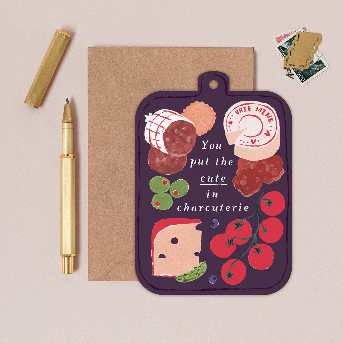 Cute in Charcuterie Board Card