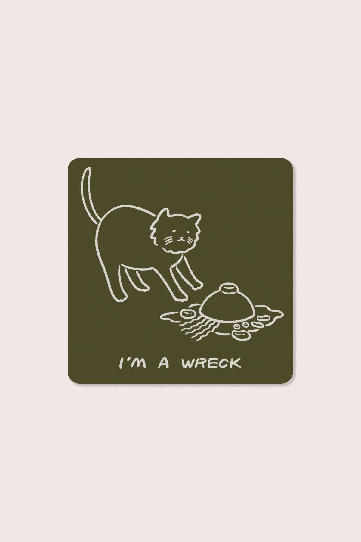 I'm A Wreck (Soup) Vinyl Sticker