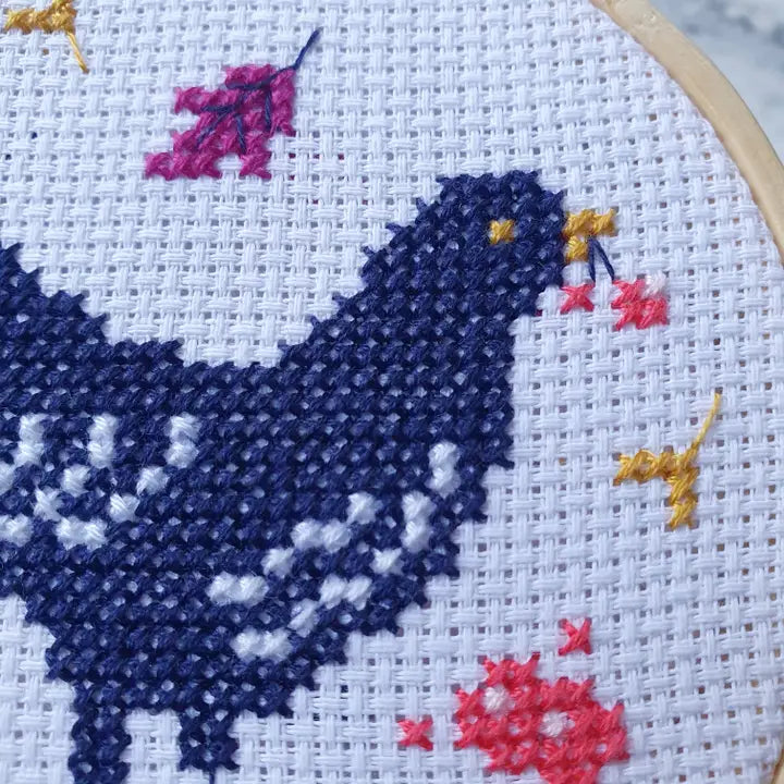 Blackbird Cross Stitch Kit