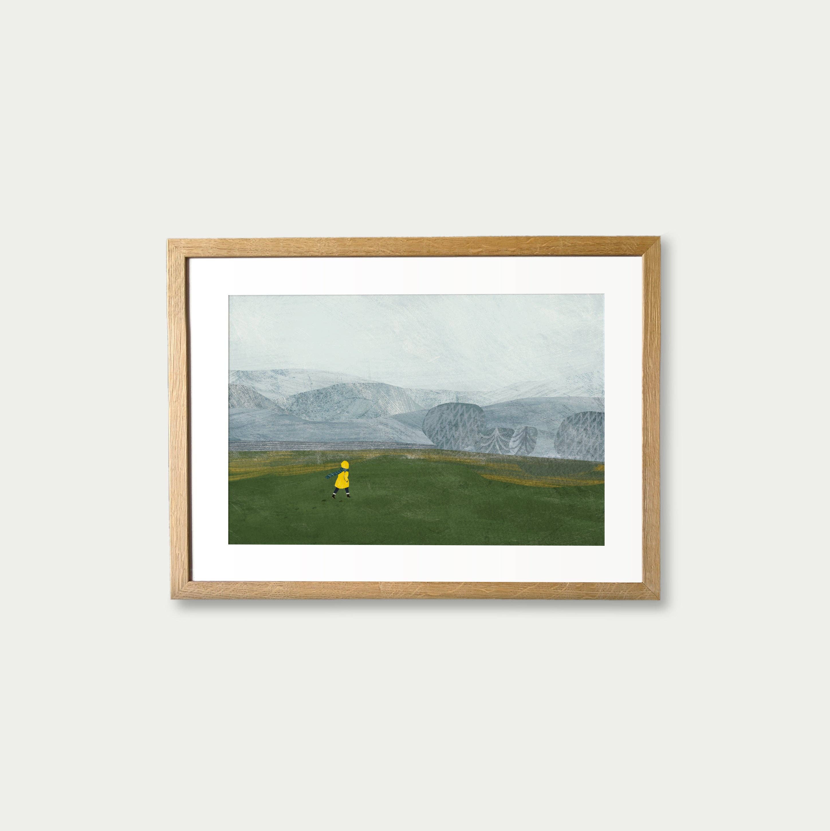 Winter Walk Art Print