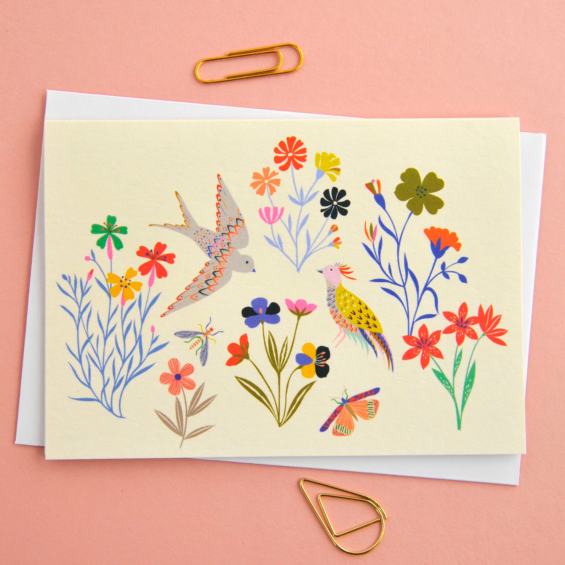 Birds & Bees Notecards – Pack of 8 Thank You Cards