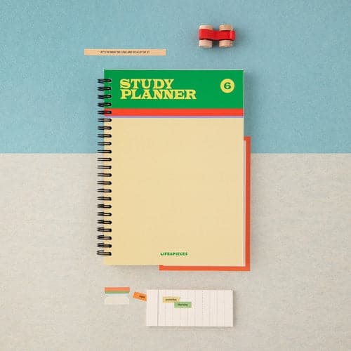 Tropical Study Planner - 6 Months