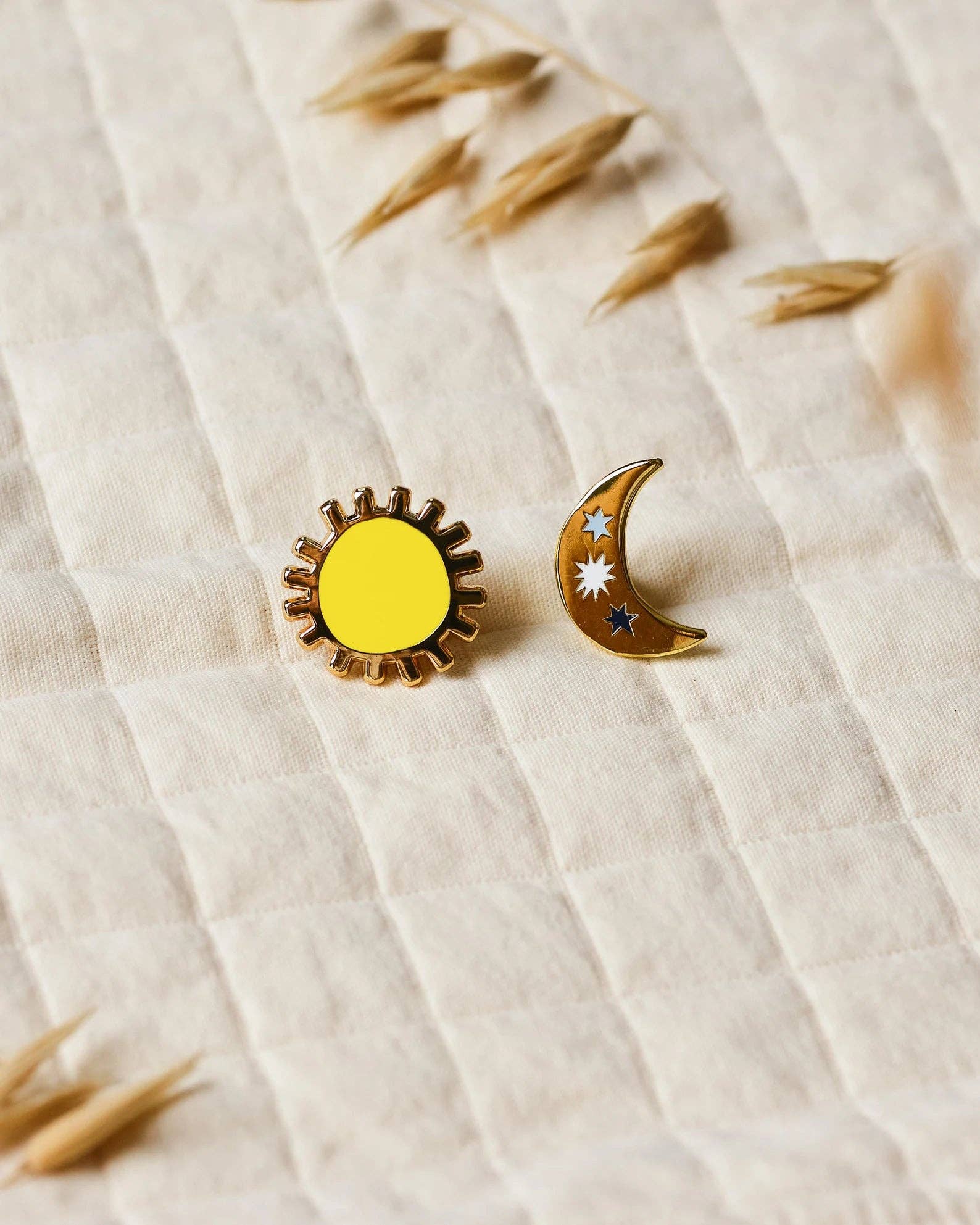 Sun Enamel Pin