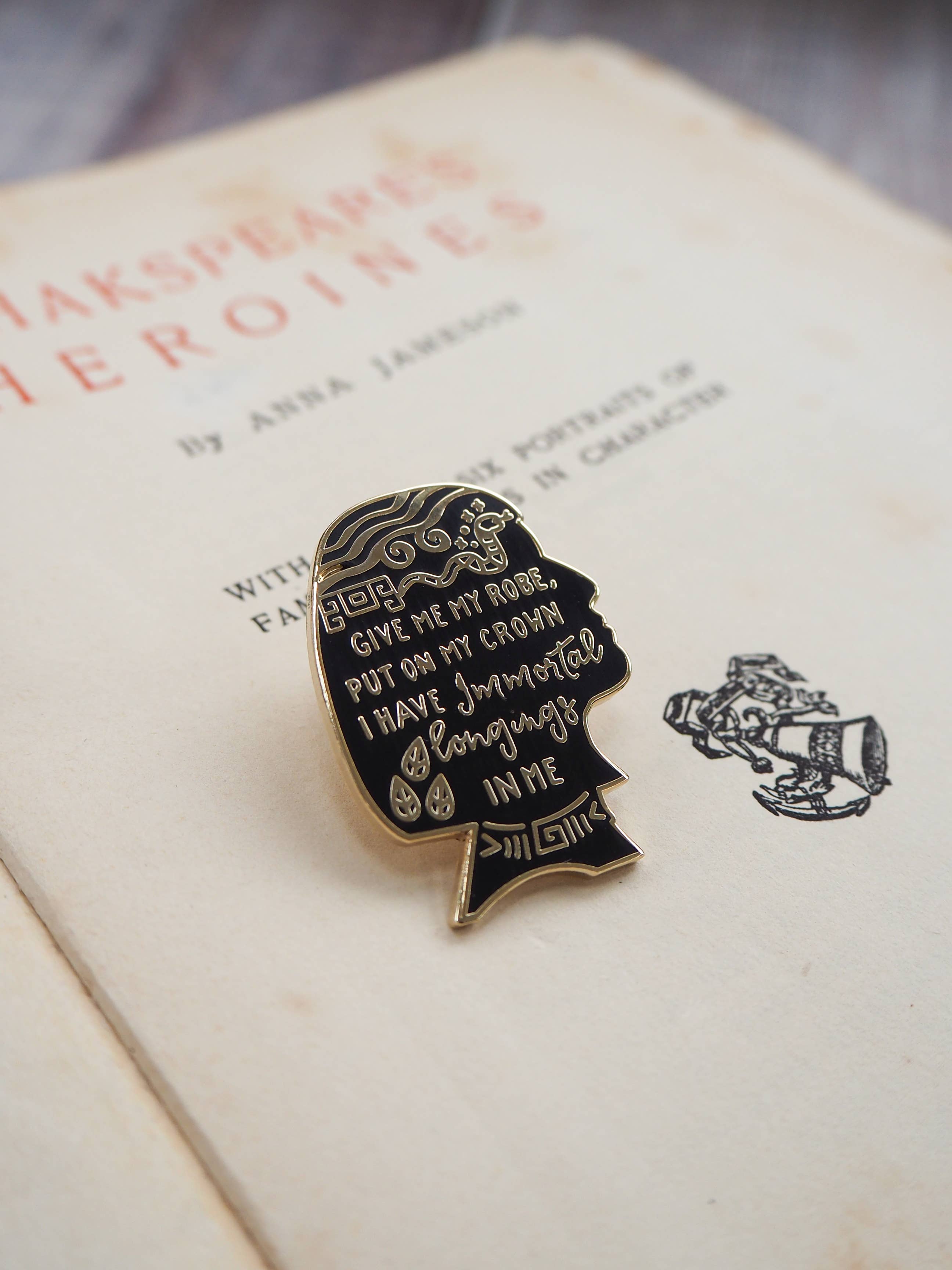 Cleopatra Enamel Pin Badge