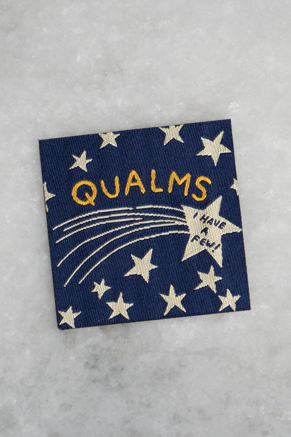 Qualms - Woven Sticky Patch