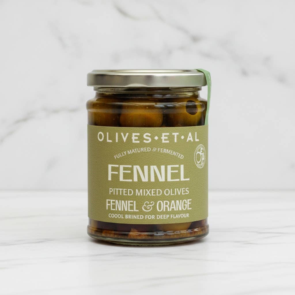 Fennel & Orange Pitted Mixed Olives