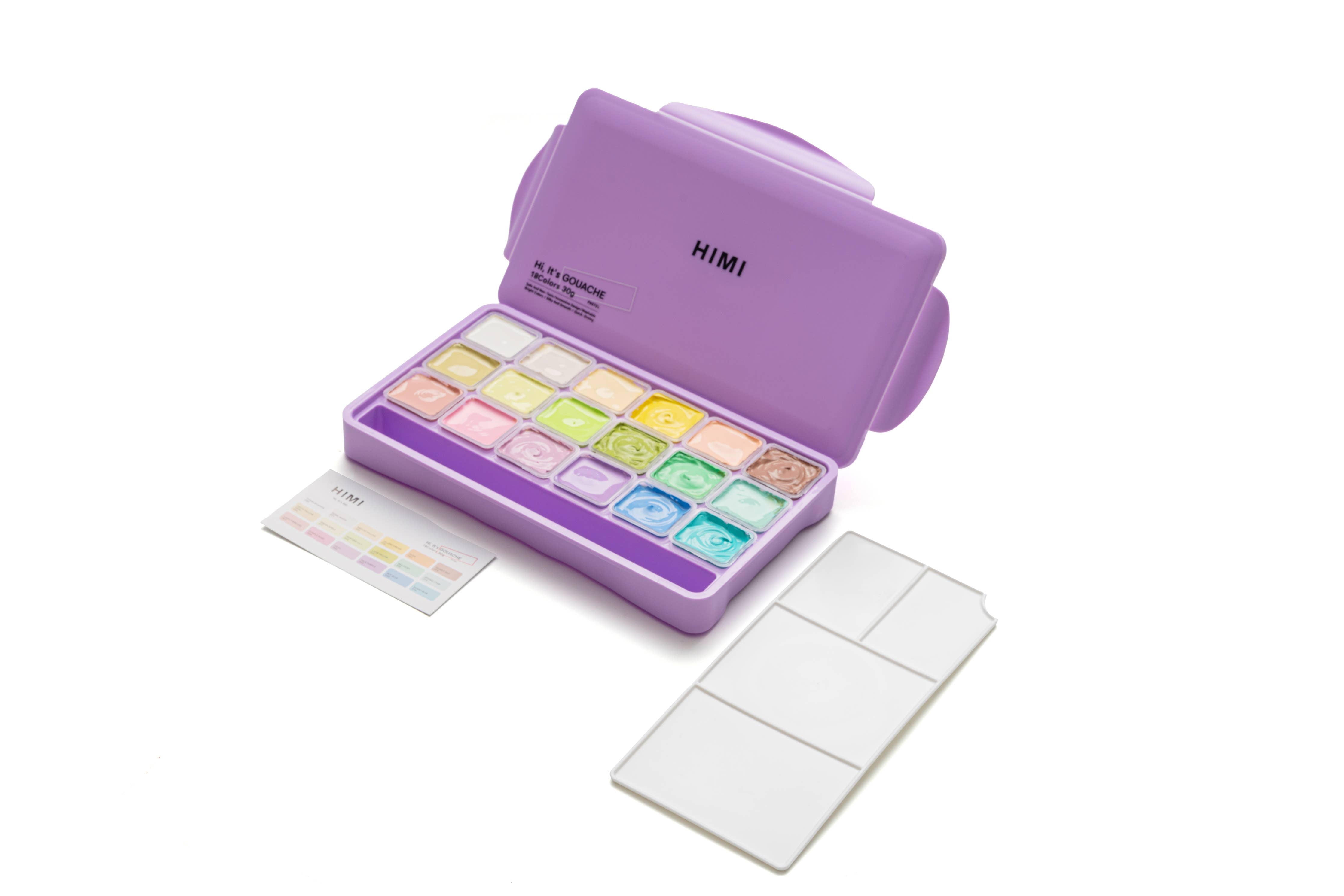 Jelly Cup Gouache Pain Set (18 Paint Colours)