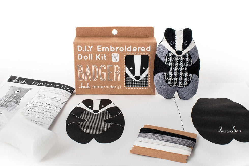 Badger Embroidery Kit