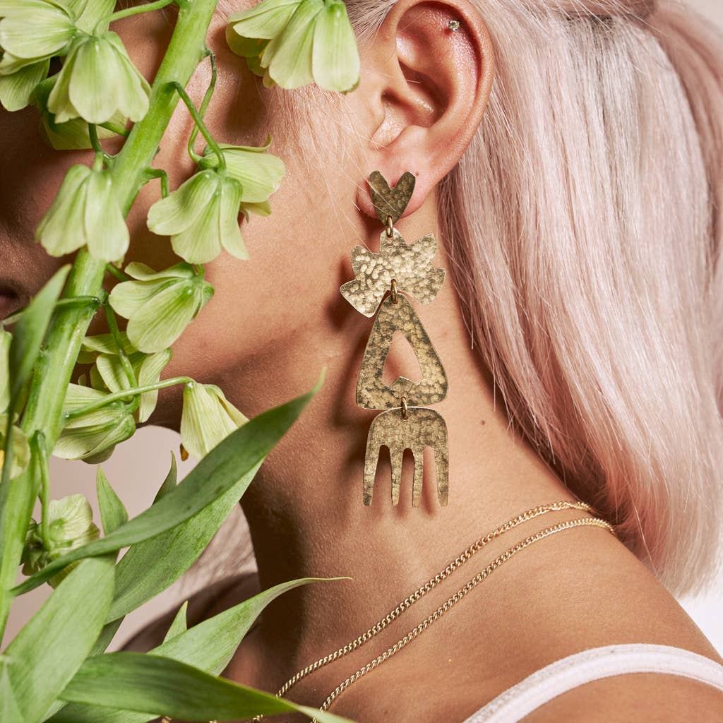 Comb Mobile Earrings