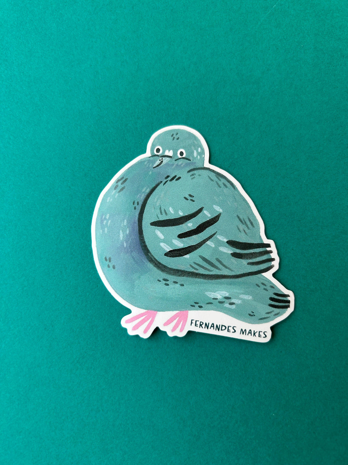 Pigeon Vinyl Stickers: Skye