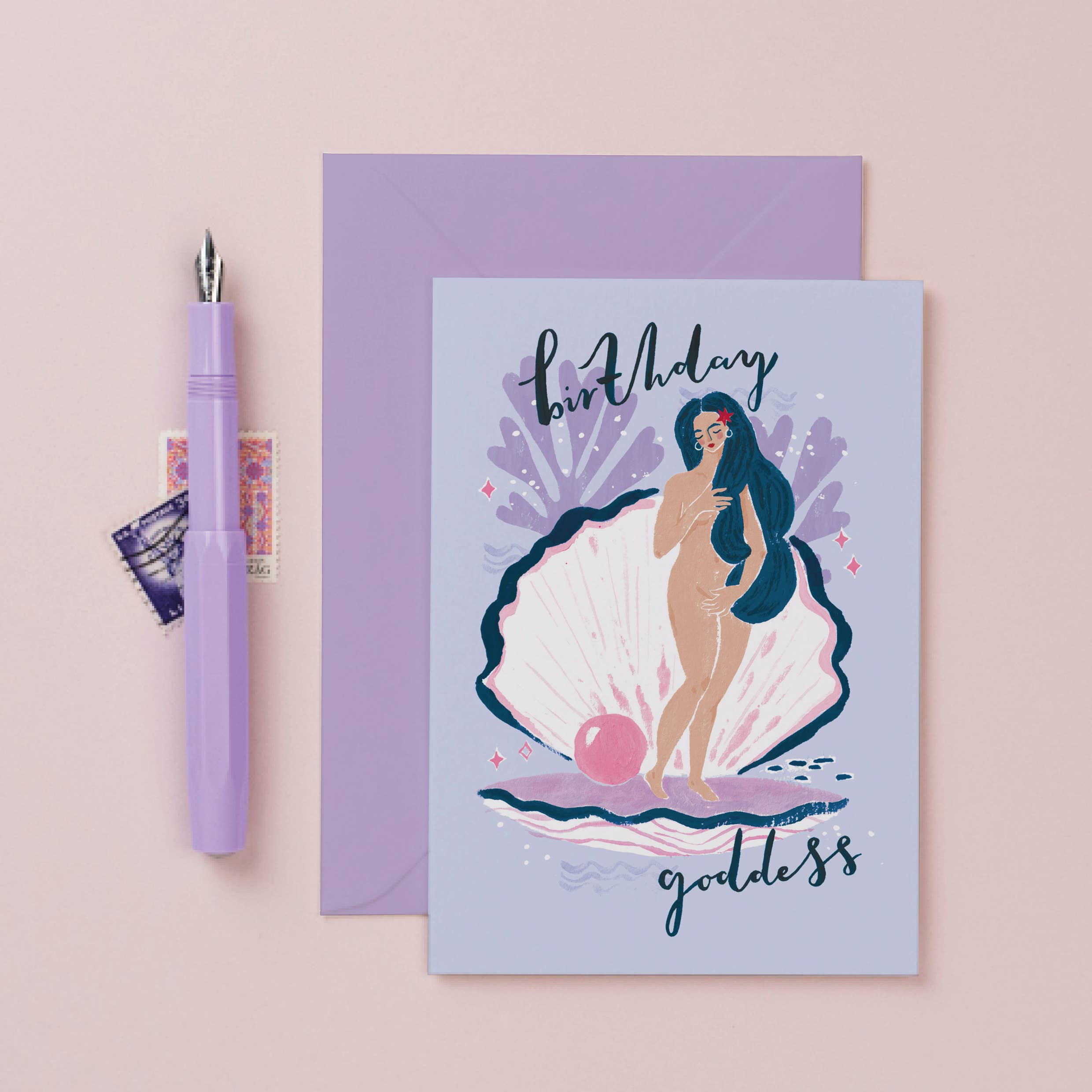 Birthday Goddess Card