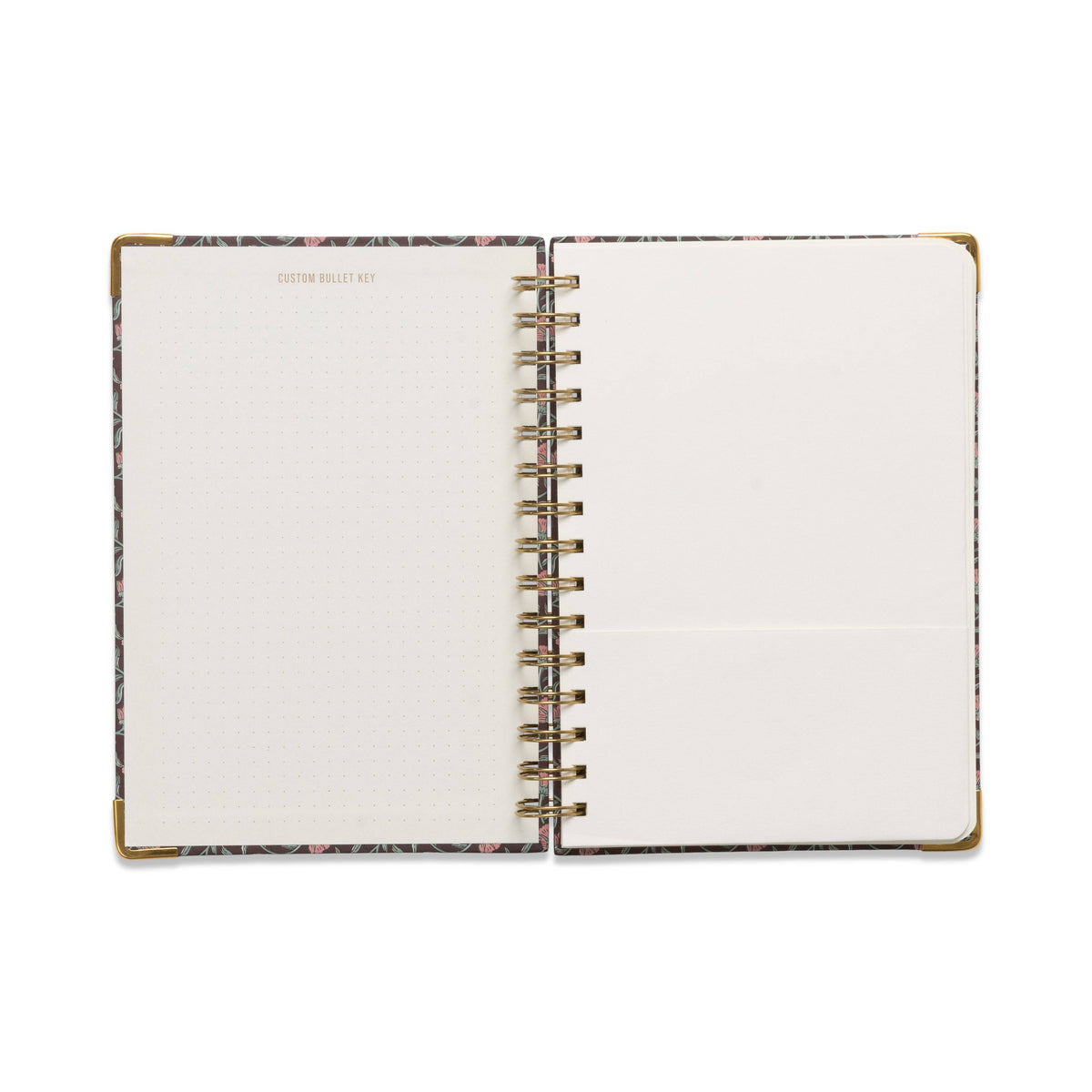 13 Month Perpetual Planner - Burgundy Vintage Floral