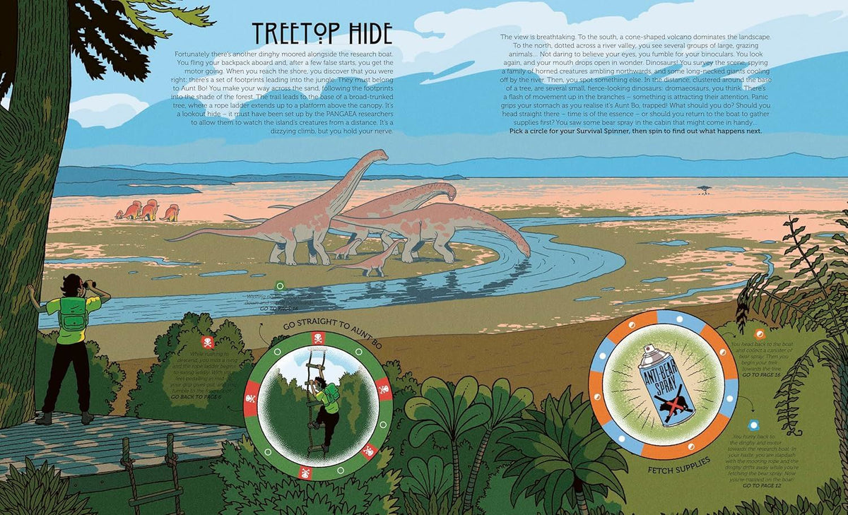 Spin to Survive : Dinosaur Island