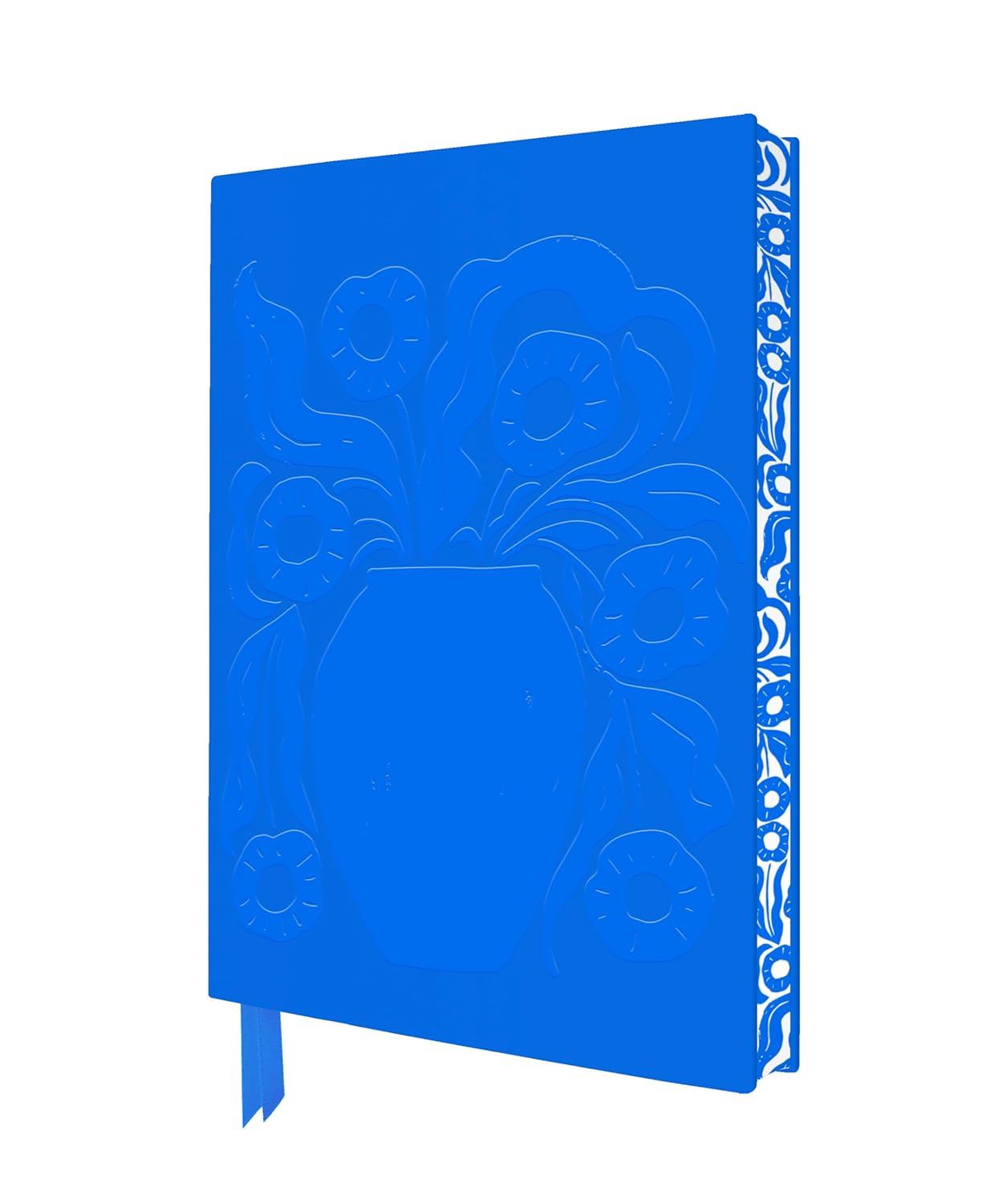 Vicky Yorke Ziva Blue Vases & Flowers Notebook