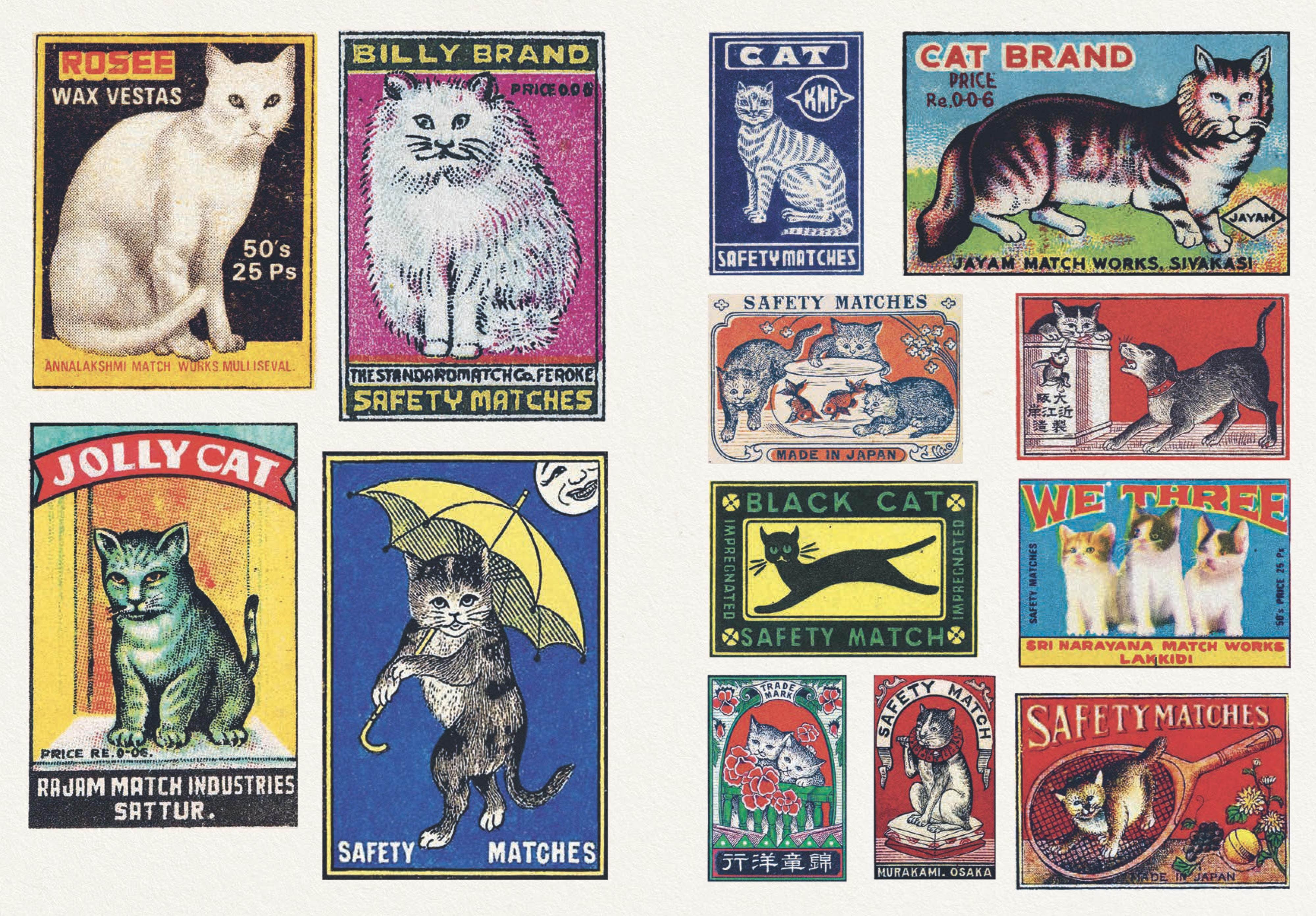 Vintage Matchboxes Sticker Book