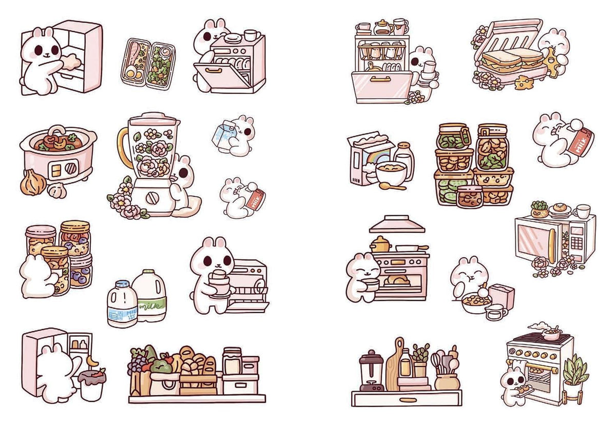Cute 'n' Cozy Sticker Book: Cosy Home