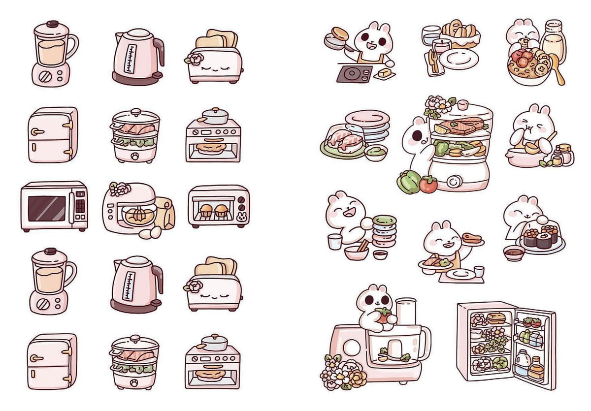 Cute 'n' Cozy Sticker Book: Cosy Home