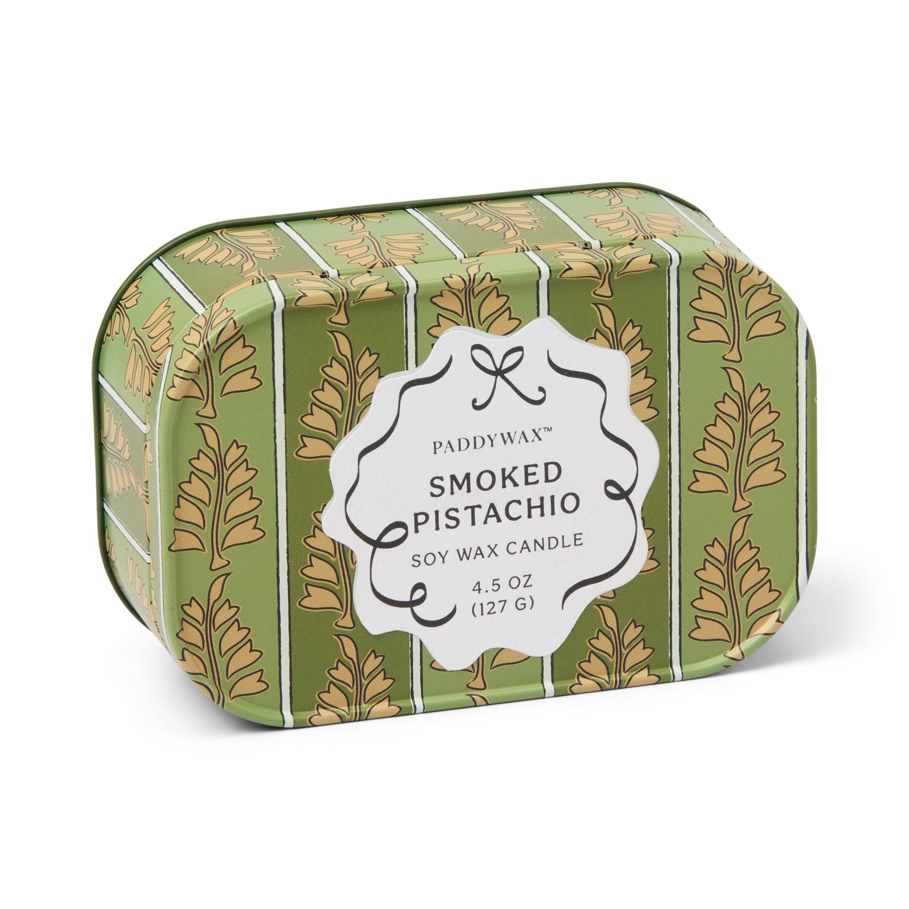 Printed Tin Candle - Smoked Pistachio