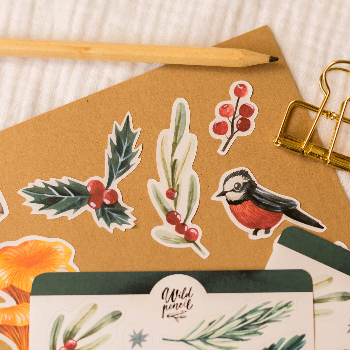 Christmas Flora Sticker Sheet