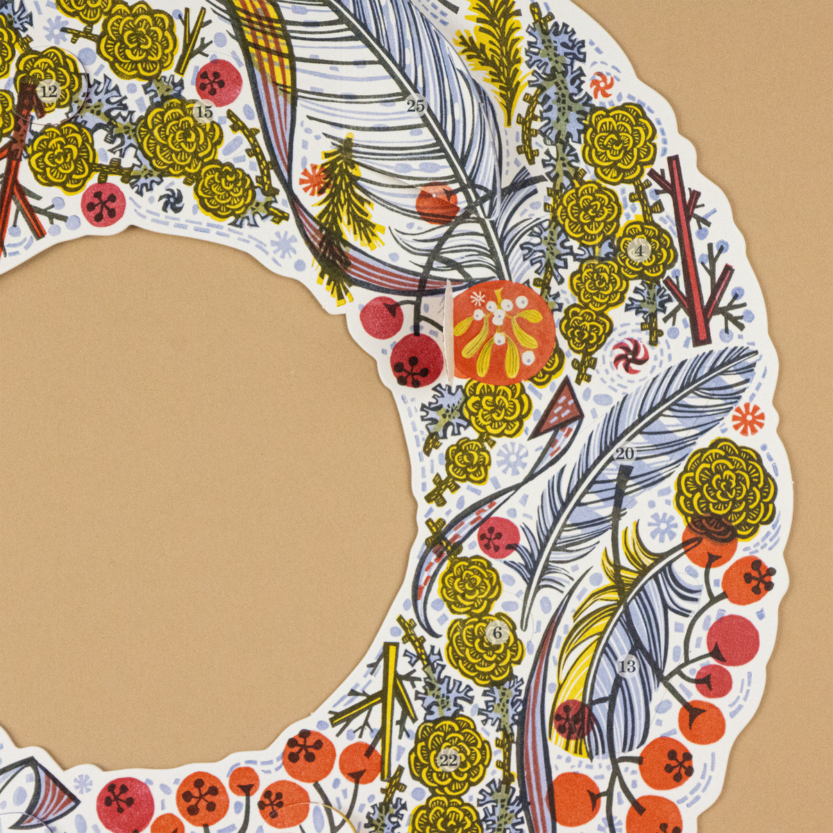 Advent Wreath by Angie Lewin Advent Calendar