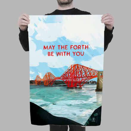 May the Forth Bridge Tea Towel