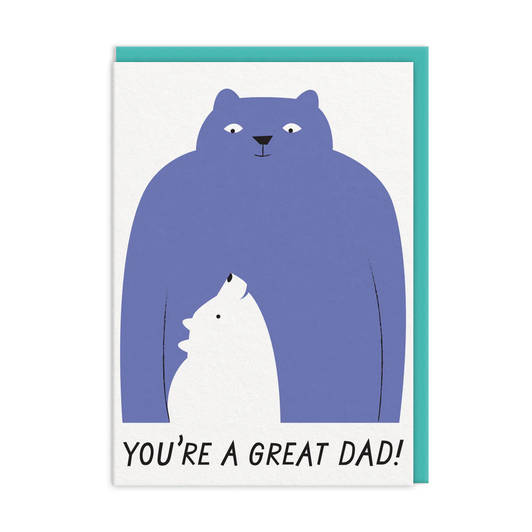Great Dad Bears Father's Day Card