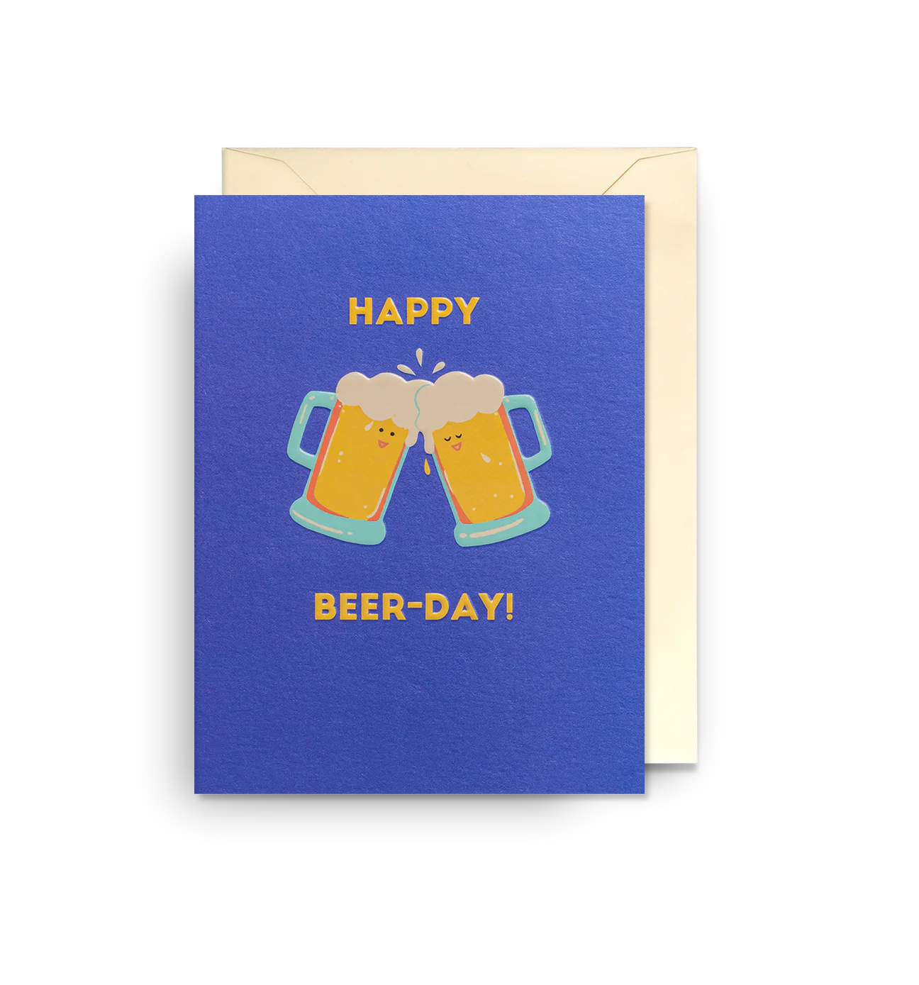 Beer-Day Mini Birthday Card