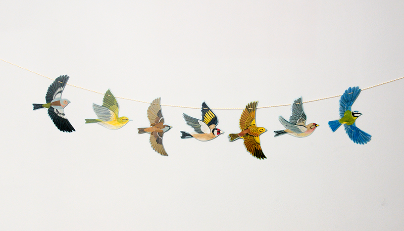 British Bird Garland