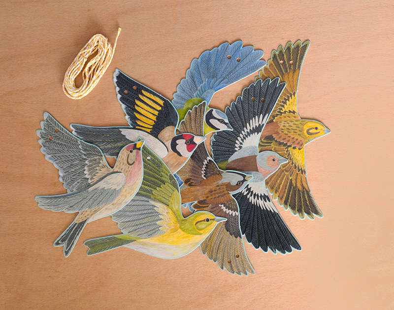 British Bird Garland