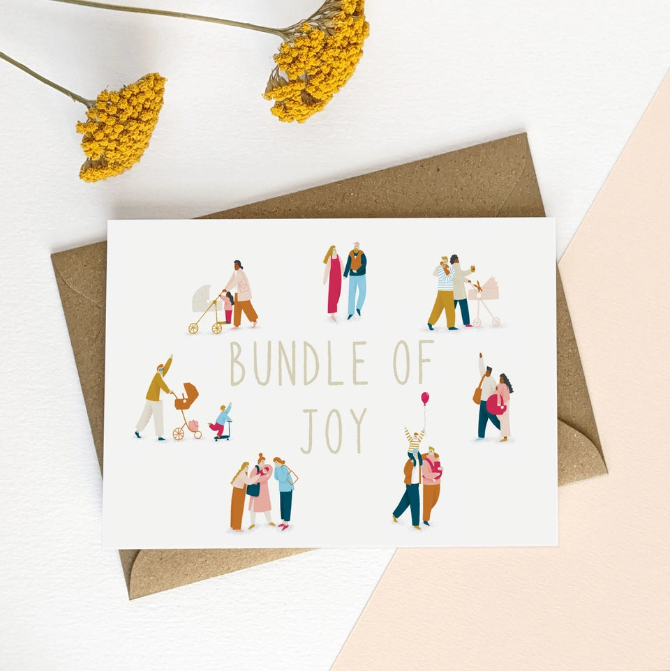 Bundle Of Joy New Baby Card