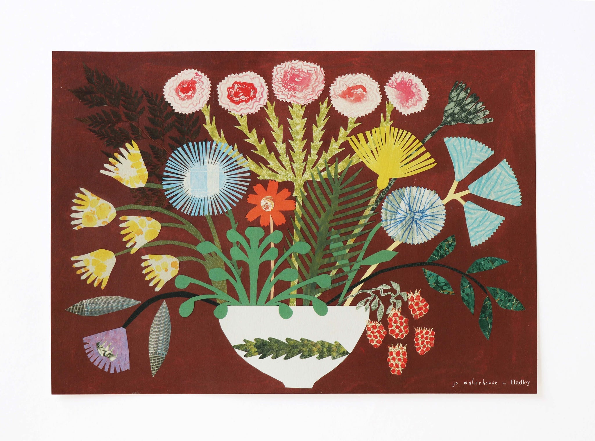 Burgundy Bouquet Print
