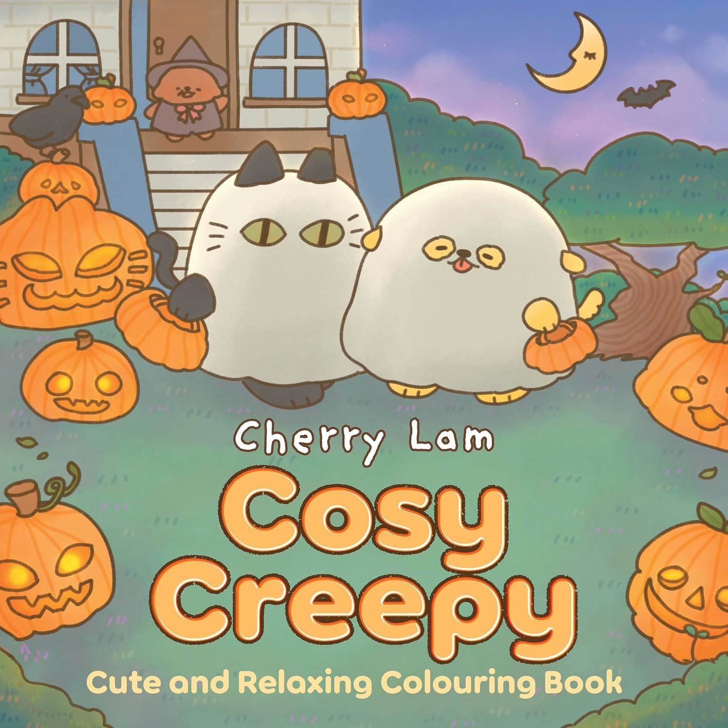 Cozy Creepy Colouring Book